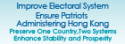 Improve Electoral System Ensure Patriots Administering Hong Kong